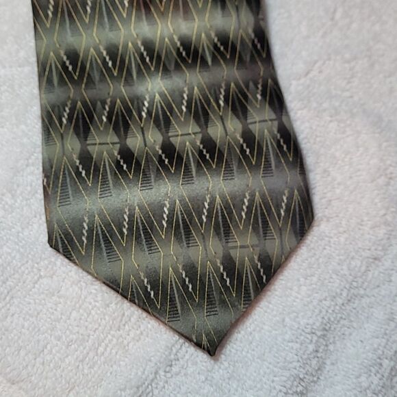 Croft and Barrow all silk men's neck tie - Picture 2 of 5